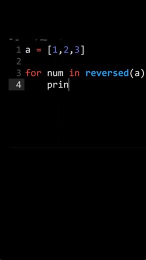 Loop Through A List In Reverse In Python