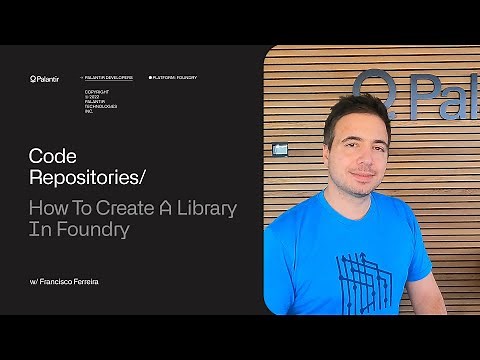 Code Repositories | How to Create a Python Library in Palantir Foundry