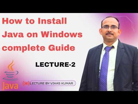 How to Install Java on Windows 10/11 | JDK Setup & Environment Variables | Java Installation Guide