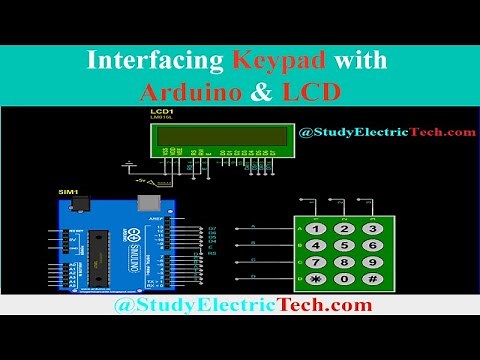 How to Interface 4x3 Matrix Keypad With Arduino And LCD - Proteus