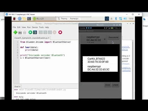 Programando el Bluetooth de la Raspberry Pi 4 con Python y bluedot