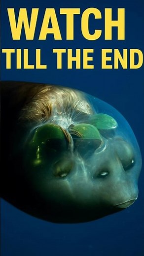 "This Fish Has a Transparent HEAD?! 👀 | Deep Sea Alien Barreleye"