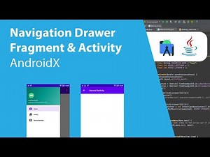 Navigation Drawer with Fragment & Activity in Android Studio (AndroidX - Java)