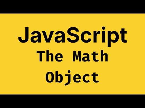 The Math Object - JavaScript Course 2026