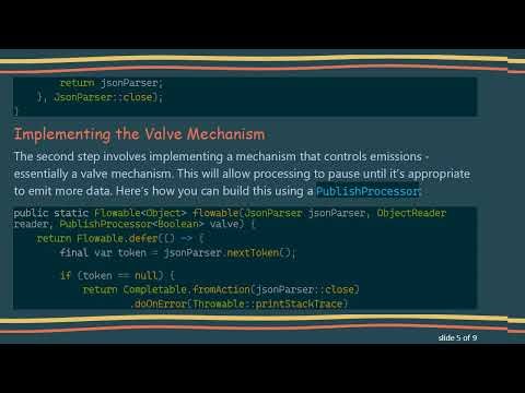 Understanding RxJava Valve Use Cases: Data Processing Made Easy