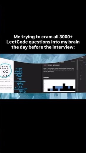The Night Before the Interview 💀 | #leetcode #dsa #codinginterview
