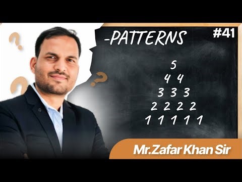 41. Pattern In Python By Zafar Khan Sir