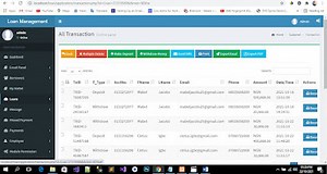 Loan management system in PHP and MySQL Source Code
