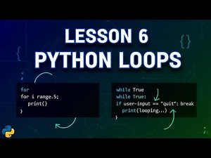 Lesson 6 - Control Structures (Loops)
