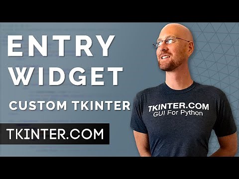 Entry Widgets in CustomTkinter - Tkinter CustomTkinter 3