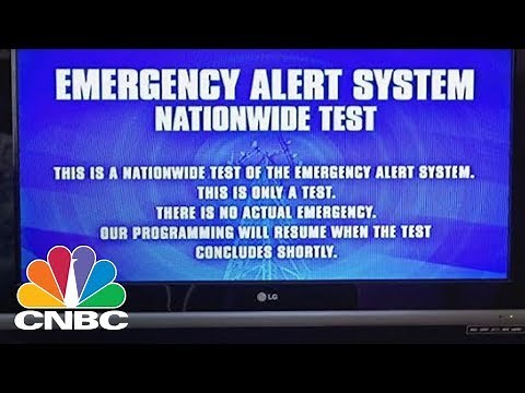 Apocalyptic Emergency Alert Flashes On TVs In California | CNBC