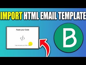 How To Import An Html Email Template To Brevo - New Method