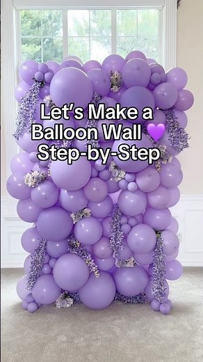 Let’s Make a Balloon Wall Step-by-Step | DIY Balloon Backdrop Tutorial for Parties ✨