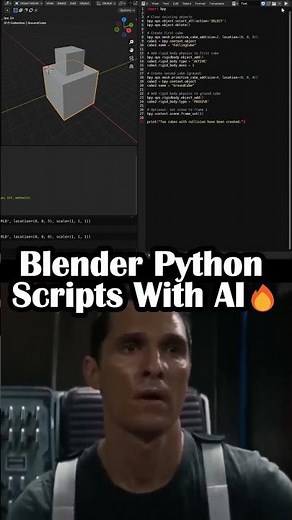 Blender Python Scripts With Copilot AI🔥