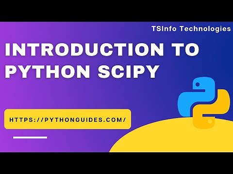 Introduction to Python Scipy | What is Scipy in Python
