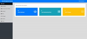 Gym Management System Using PHP/MySQLi | Campcodes