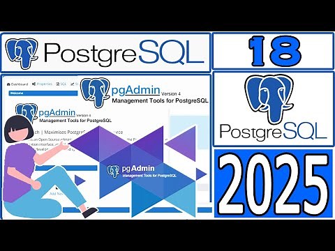 How to Install PostgreSQL 18 on Windows 10/11 [ 2025 Update ] pgAdmin 4 GUI | Demo SQL Programming