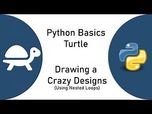 Python Turtle Basics - Fancy Designs Using Nested Loops