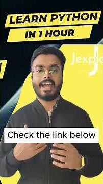 Learn Python in 1 Hour | Full Python Crash Course for Beginners #python #learnpython #pythontutorial