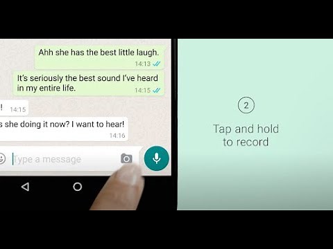 How to Send a Voice Message | WhatsApp