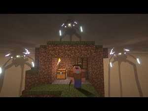Surviving An Alien Invasion in Minecraft