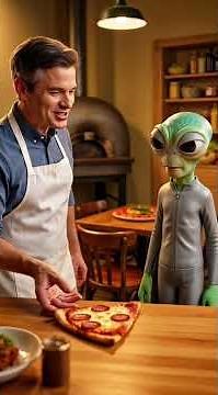 Starving Alien Cub Saved by SUS Pizza Shop | Emotional Short Sci-Fi Story #scifistory #storytime hfy