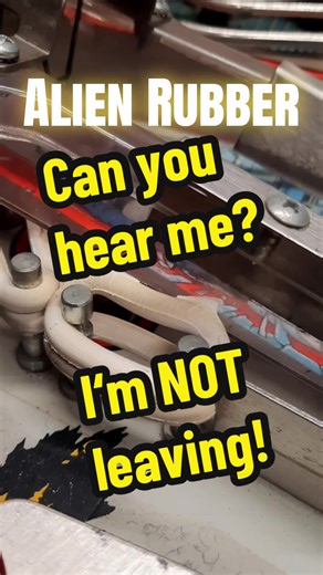 Alien Rubber No. No… I’m not leaving. Do you hear me? I’m not going anywhere. You can push… you can pull… you can try to drag me away. But I’m staying. So just— let me go. Let me be. Let go… of me. Because… for the first time in a long time… I like it here. I really do. And I’m not leaving. #PinballSociety #pinball #alien