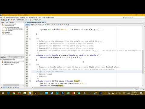 Documentation in Java