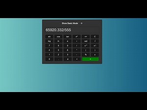Scientific Calculator In JavaScript With Source Code | Source Code & Projects