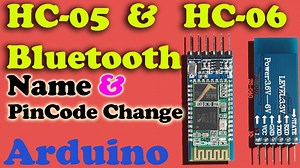 Arduino Bluetooth Pin Code and Name changing using AT commands