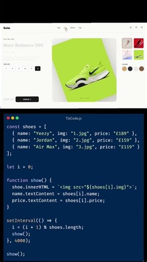 Build a Product Slider in JavaScript in 30 Seconds