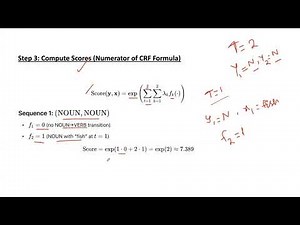 Lecture 84# Conditional Random Fields (CRF) Example