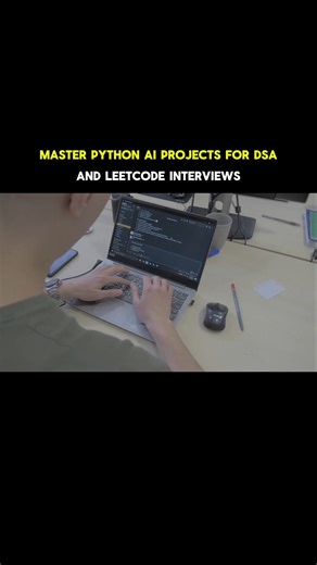 Crack Coding Interviews With Python AI And DSA Practice #shorts #python #ai #dsa #learning #code