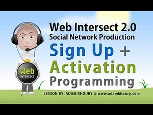 6. Sign Up Form and Email Activation PHP MySQL JavaScript Programming Tutorial