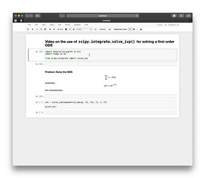 Solving Differential Equations in Python: First order ODEs with solve_ivp