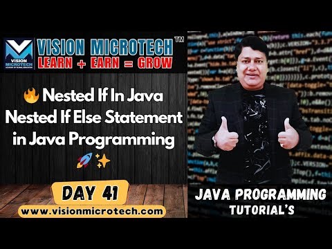 🔥 Nested If In Java | Nested If Else Statement in Java 🚀 ✨