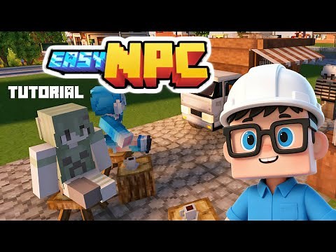 How to Add NPC Characters in Minecraft with EasyNPC Mod!