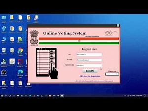 Online Voting System Using Java--Project Preview{Front-End}