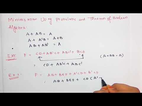 Boolean function minimization