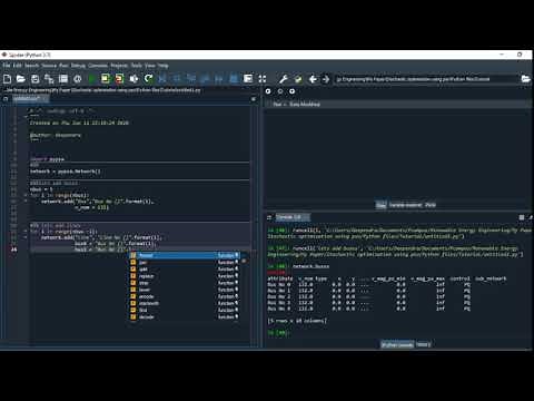 Load Flow Analysis in Pypsa Python