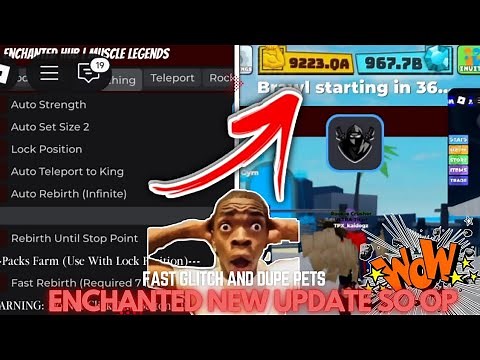 NEW MUSCLE LEGENDS SCRIPT 💪 | OP GUI, AUTO FARM, GOD MODE (PASTEBIN 2025)🤯