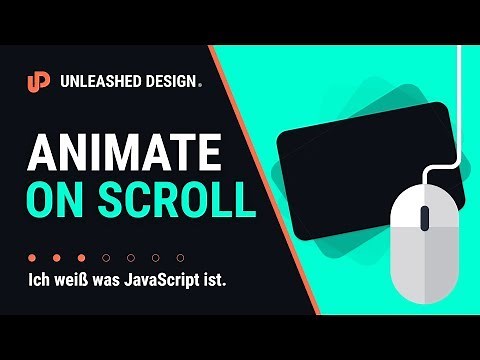 🤓 AOS - Animate on Scroll für Anfänger 🤨 in wenigen Minuten! 👍 [TUTORIAL]