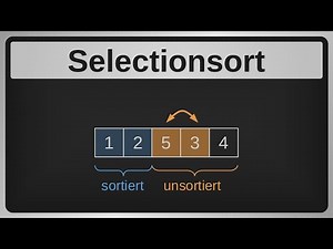 Sortierverfahren Selectionsort (Beispiel, Laufzeit & Umsetzung in Java)