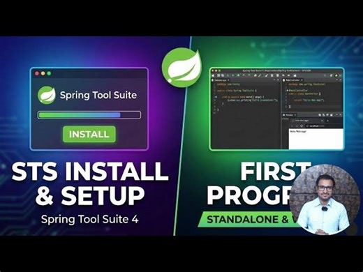Spring Tool Suite (STS) 4 Installation First Program | Java Spring Boot for Beginners | Coding Hub Innovations Pvt. Ltd.