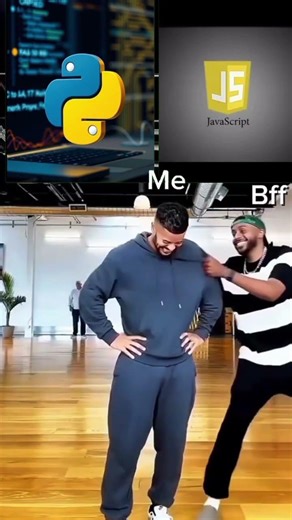 Which one did you choose, Python or JavaScript?" #shorts