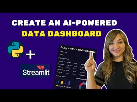Build an AI-Powered Data Dashboard with Python & Streamlit | Beginner-Friendly Tutorial 2026