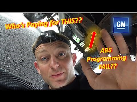 Who's Paying for THIS?? (GM Truck ABS Programming FAIL)