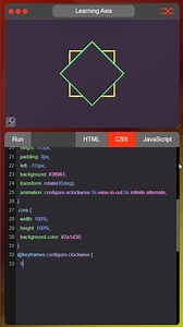 Rotating Squares | HTML CSS #html #css #javascript #LearningAxis #website #webdevelopment #websitedesign #webdevelopmentservices #coding #WebsiteDevelopment | Learning Axis