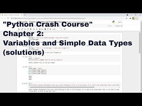 Python Crash Course: Chapter 2 Solutions