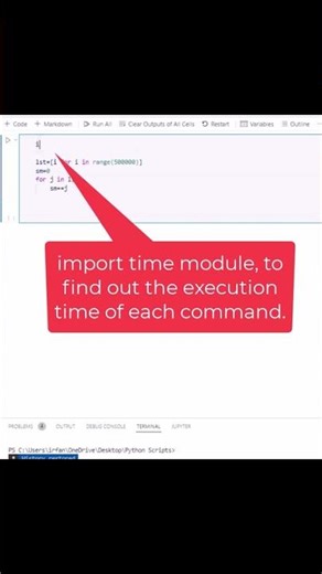 Python Time Function #datascience #ai #python